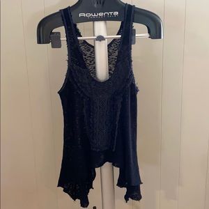Free People Lightweight Crochet Detail Tank